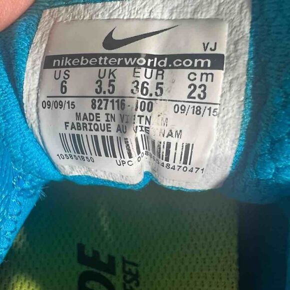 Nike Free Run Distance-Women's S 6 Blue and Pink Running Jogging Shoes sneakers - Picture 11 of 11